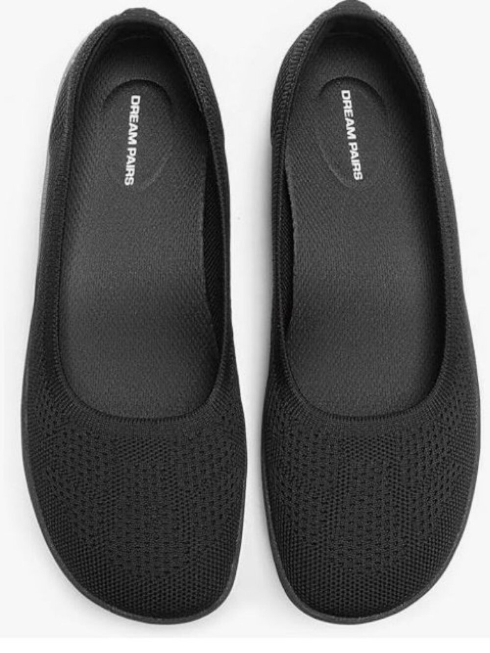 Black flats perfect for travel
